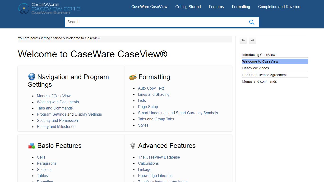 Welcome to CaseView - Caseware